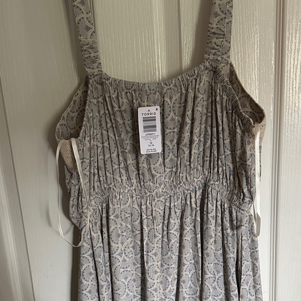 Torrid Blue Ruffle Maxi NWT - Picture 5 of 5